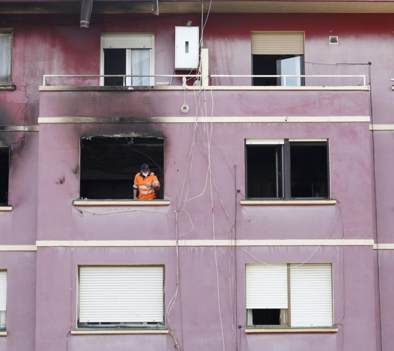 Un joven de 15 años salva a su familia del incendio de Bermeo