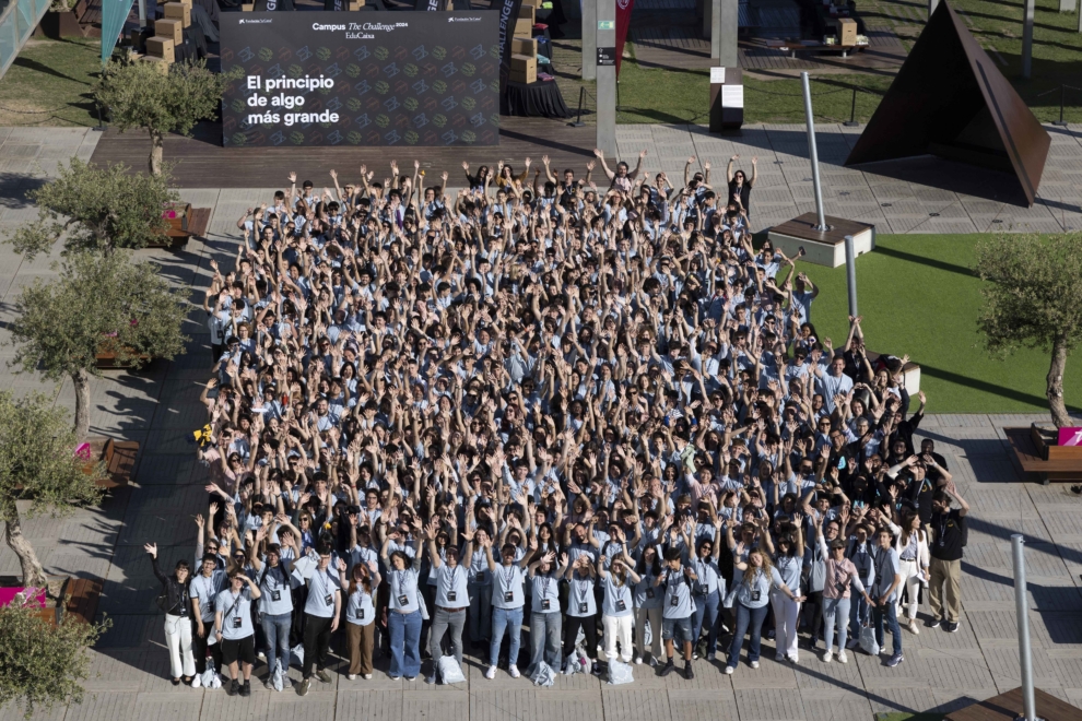Participantes en el campus de The Challenge 2024 en Barcelona.