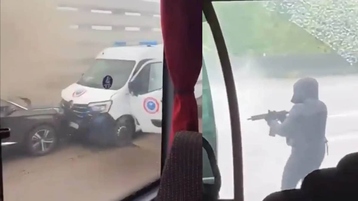 Mueren dos policías tras un asalto a un furgón que trasladaba a un preso en Francia