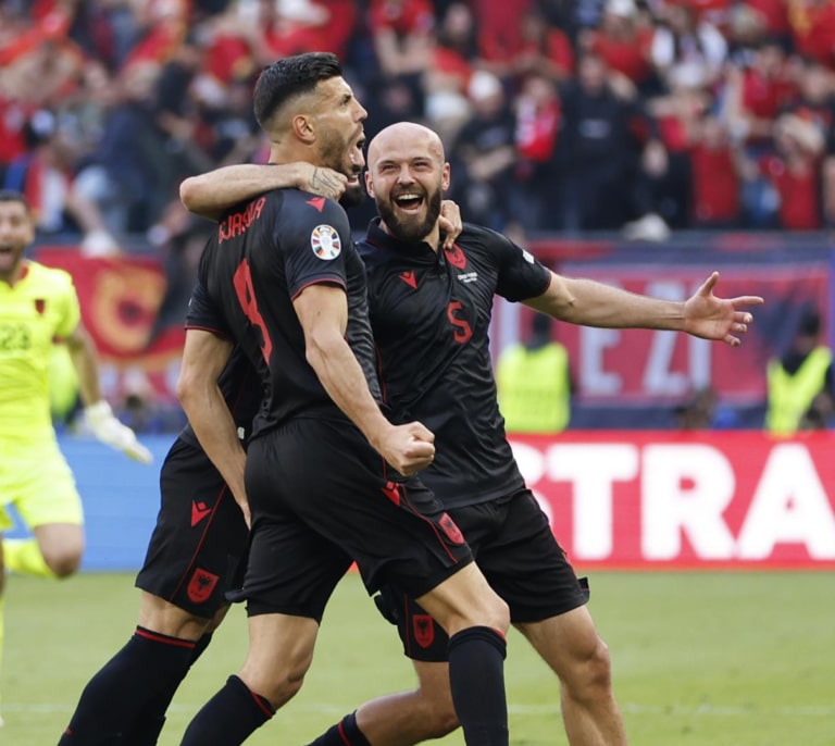 Primera sorpresa de la Eurocopa: Albania empata con Croacia en el descuento