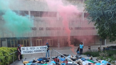 La acampada propalestina de la Complutense echa el cierre: "Esto no es el final"