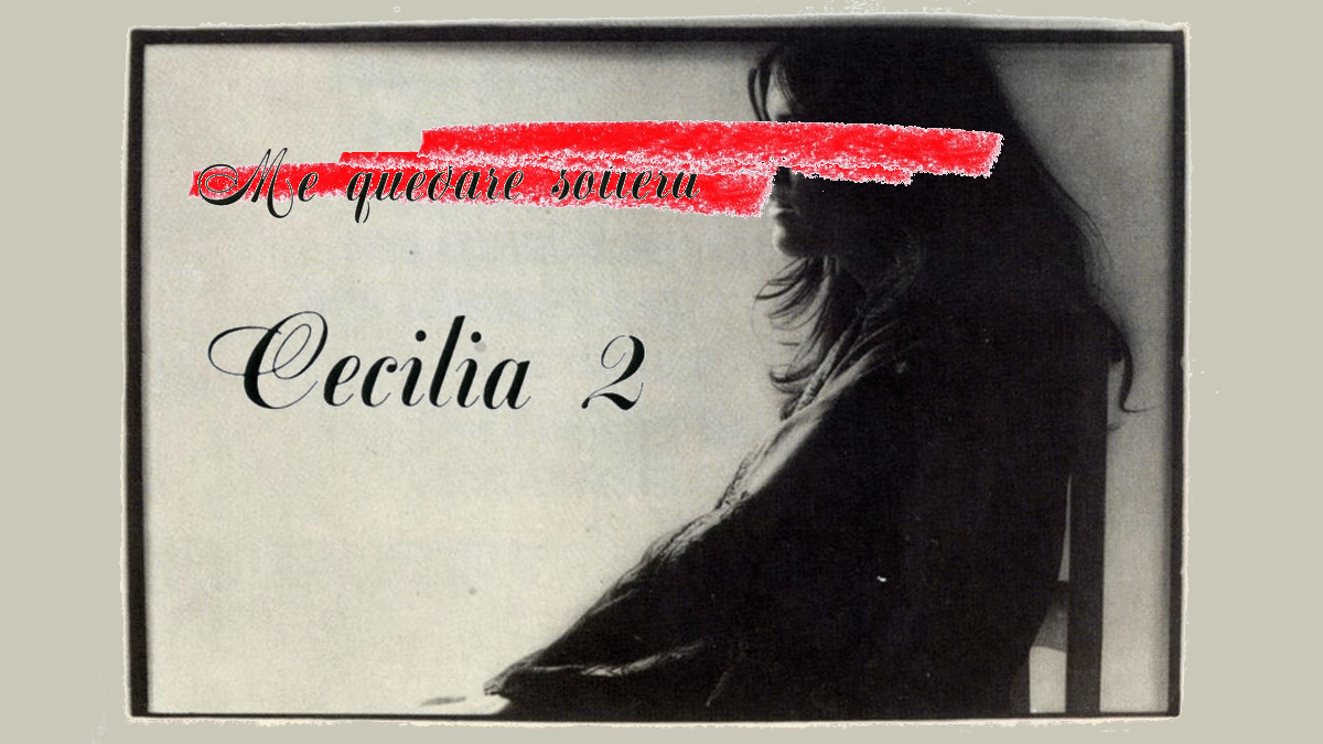 El segundo disco de Cecilia se iba a llamar como una de sus irónicas canciones, "Me quedaré soltera", y con una Cecilia embarazada en portada. Una amable provocación que la compañía de discos, CBS, cortó de raíz.