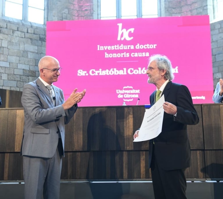 Cristóbal Colón, Doctor Honoris Causa por la Universidad de Girona