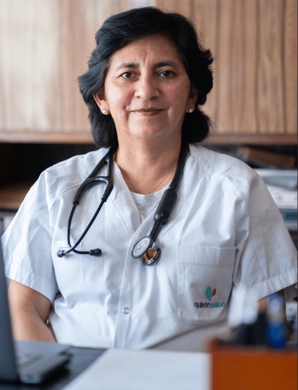 Lilian Herrera Velasco, coordinadora de la Unidad de Neumología y Alergia Pediátrica del Hospital Universitari General de Catalunya de Barcelona.