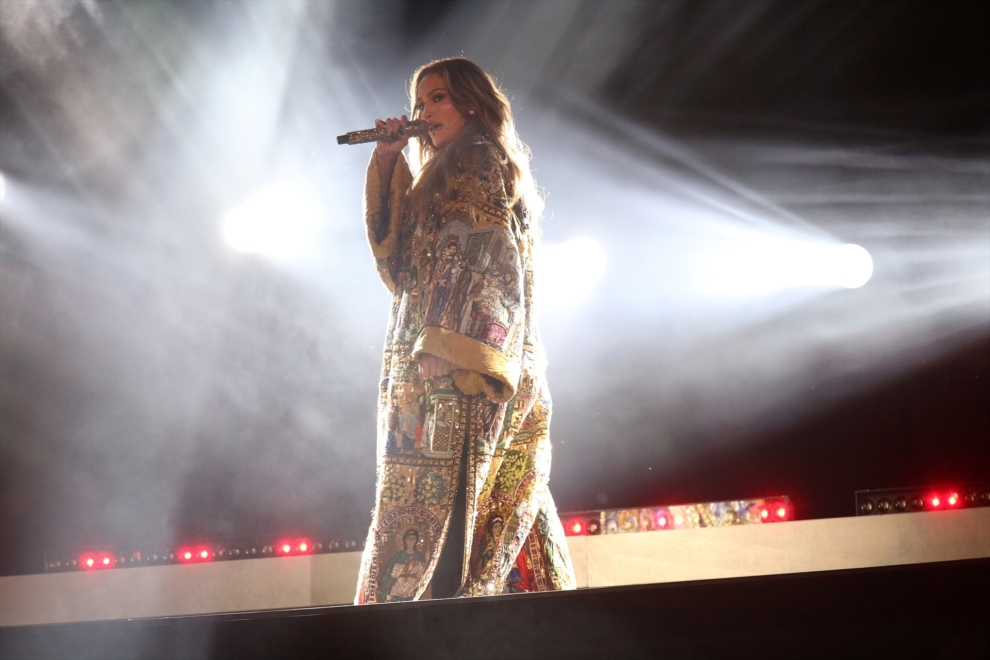 Jennifer Lopez actúa durante el Global Citizen Festival 2021, celebrado en Central Park, en New York City.