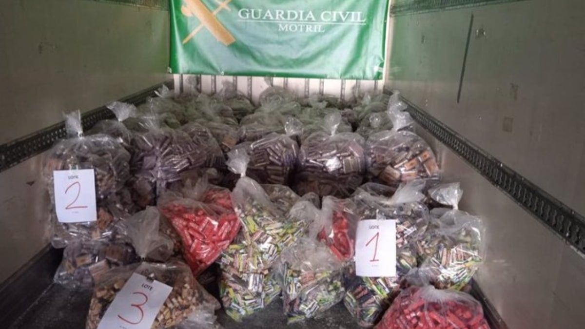 La Guardia Civil intercepta al conductor de un camión que transportaba 3.648 kilos de hachís