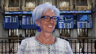 La posibilidad de que Lagarde congele la bajada de tipos hace ganar a la banca 4.000 millones en bolsa