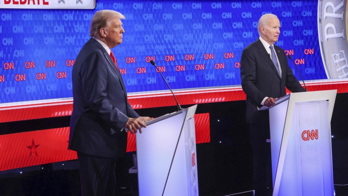 El expresidente de EEUU Donald Trump y el actual líder del país, Joe Biden, participan en el primer debate presidencial de cara a las elecciones de noviembre.
