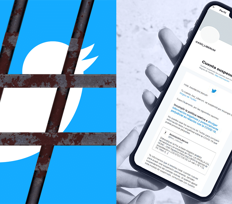 Twitter se enfrenta a juicio en España tras la demanda de una asociación a la que le cerró la cuenta en el Covid