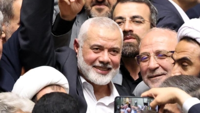 El líder político de Hamás Ismail Haniyeh, asesinado en Irán