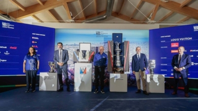 La America’s Cup finaliza su Trophy Tour presentando los cuatro trofeos en Barcelona