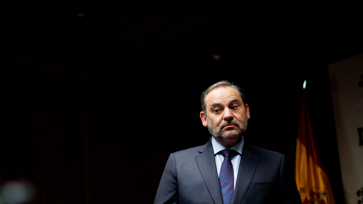 José Luis Ábalos, en el Senado.