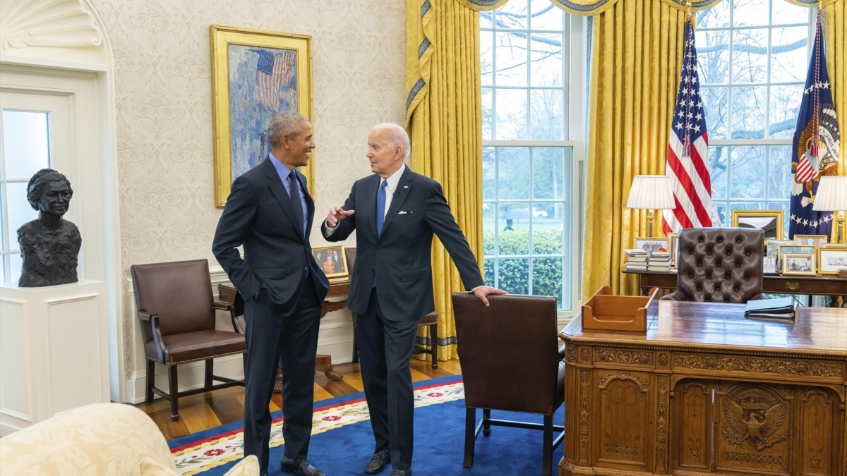 Barack Obama y Joe Biden en una imagen de abril de 2022.