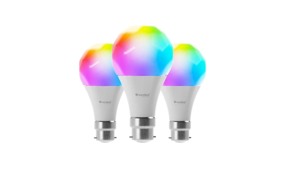 Nanoleaf Essentials Bulb A60 Pack de 3 Bombillas LED RGB Regulable 9W B22