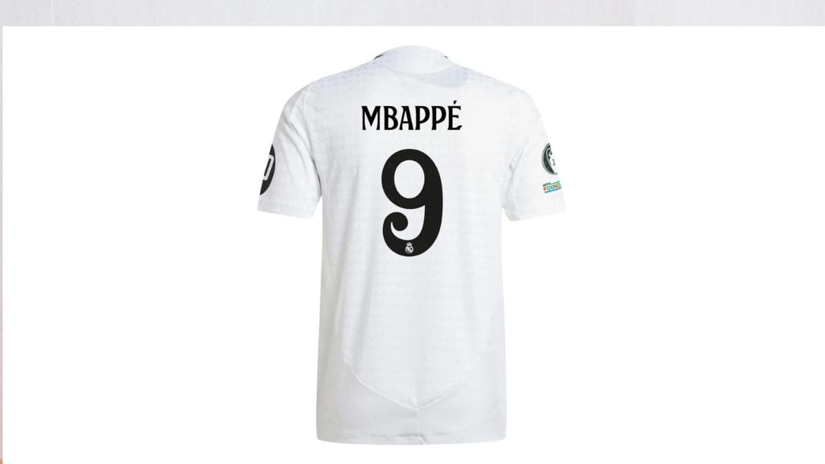 Camiseta Mbappe Real Madrid