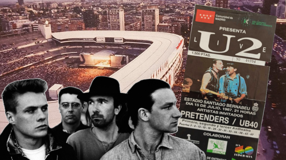 Cuando U2, Pretenders y UB40 tocaron para más de 100.000 personas en el Bernabéu: "Se les fue de las manos"