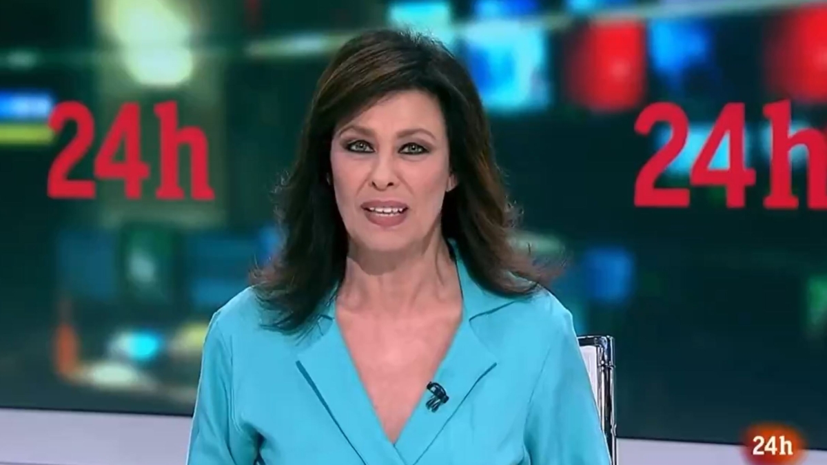 Beatriz Pérez-Aranda, presentadora en el Canal 24 Horas