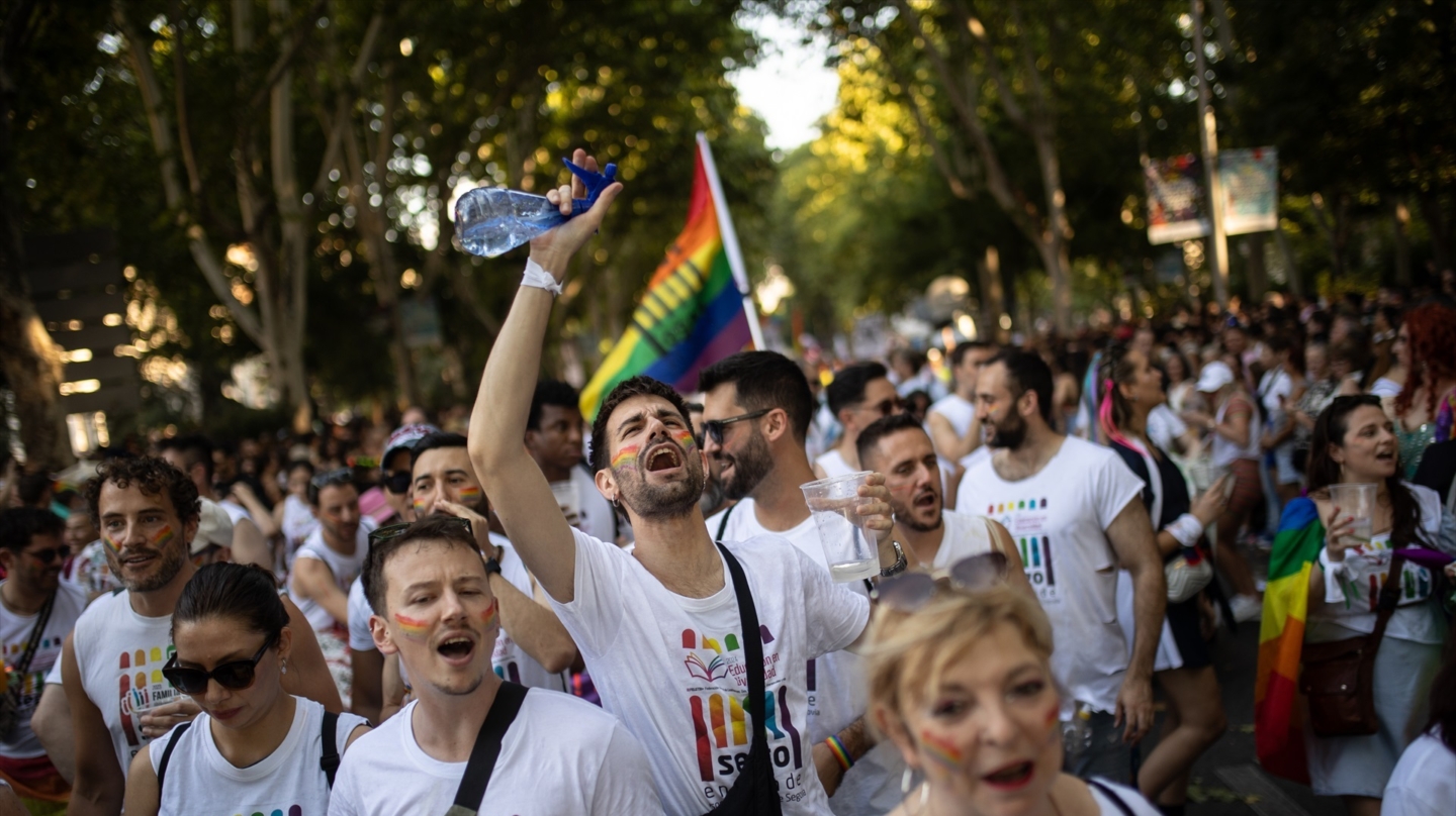 Marcha del Orgullo en Madrid.