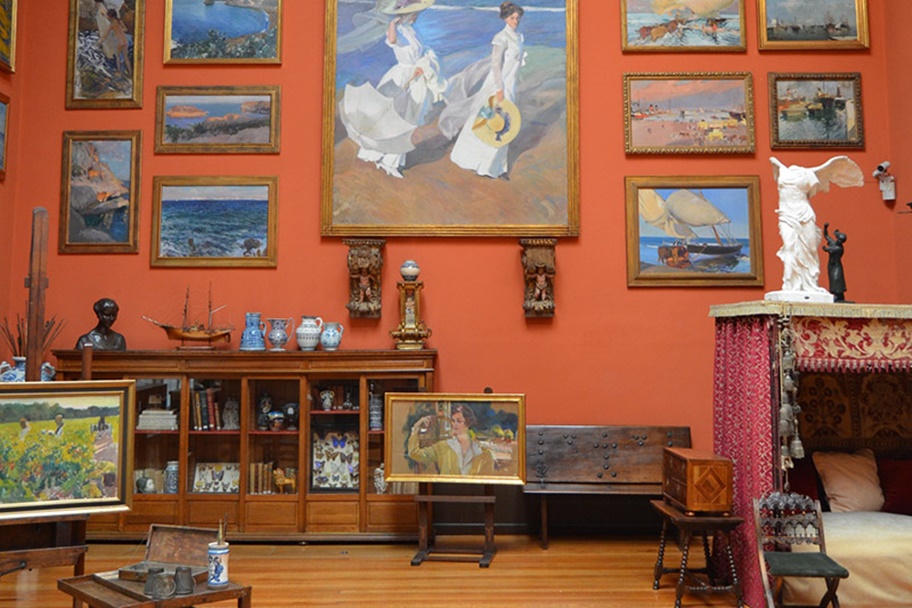La casa del Museo Sorolla se conserva exactamente igual que cuando la familia residía / Turismo Madrid