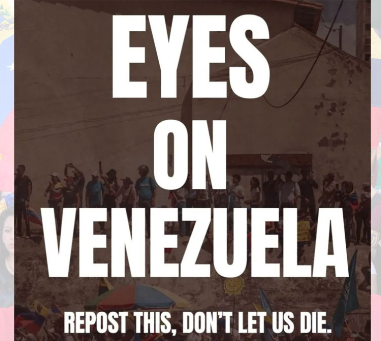 Qué significa "Eyes on Venezuela", el movimiento que se ha hecho viral en redes sociales