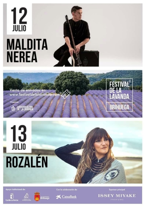 Maldita Nerea y Rozalén actuarán en este Festival de Lavanda en Brihuega los días 12 y 13 de julio