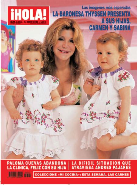 La primera portada de Carmen y Sabina ya muestra la personalidad de ambas niñas. 