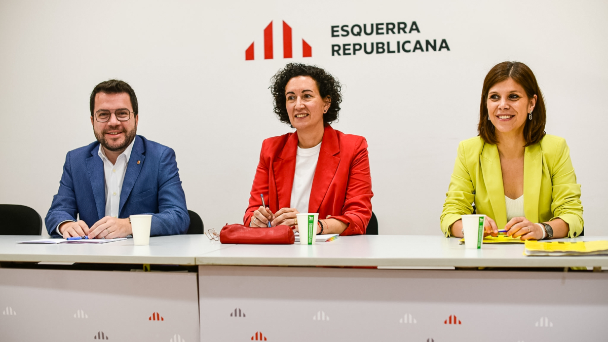 Marta Rovira preside la permanente de ERC junto a Pere Aragonès y Marta Vilalta