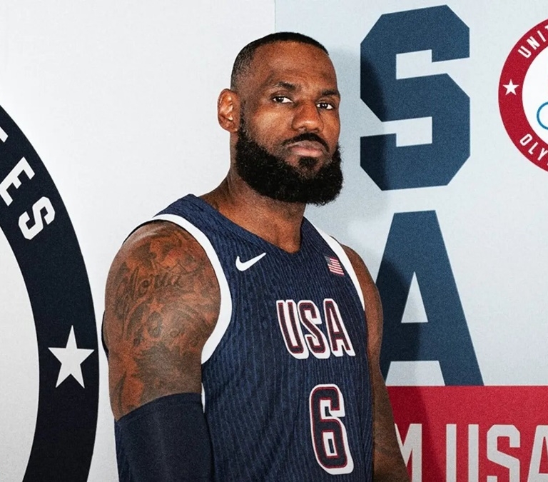 LeBron James será el abanderado de Estados Unidos en los Juegos Olímpicos de París 2024