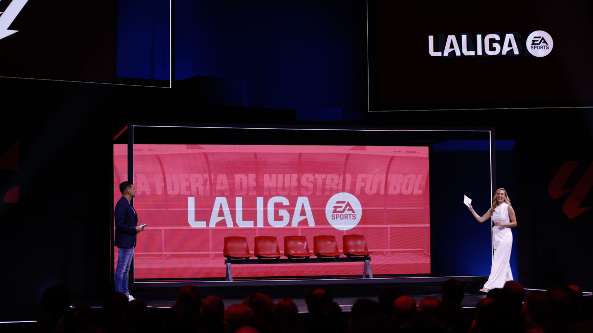Logo de LaLiga EA Sports en una imagen de archivo