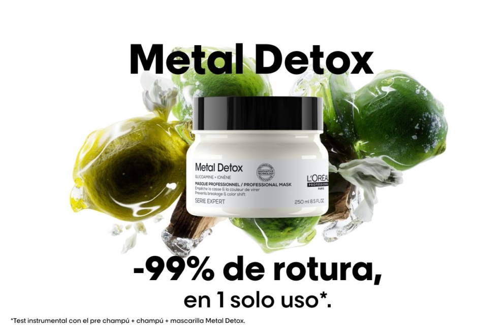 Mascarillas L'Oréal Metal Detox