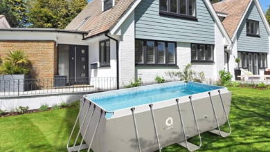 Esta es la piscina rectangular perfecta para no pasar calor en verano: ¡ahora a mitad de precio en Amazon!