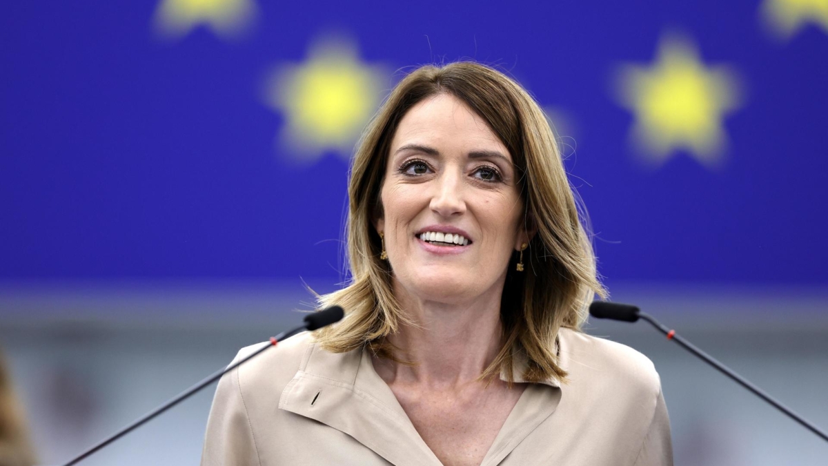 Roberta Metsola, reelegida presidenta del Parlamento Europeo