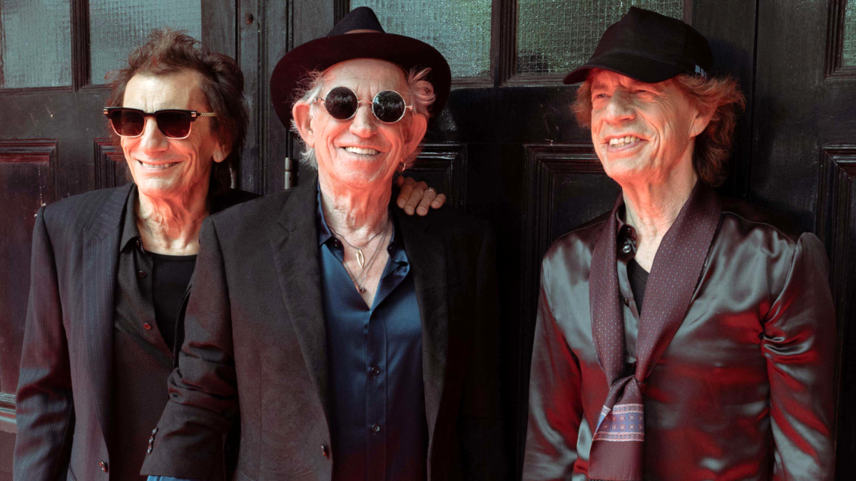 Ronnie Wood, Keith Richards y Mick Jagger durante el anuncio de su último disco, 'Hackney Diamonds', en septiembre de 2023.