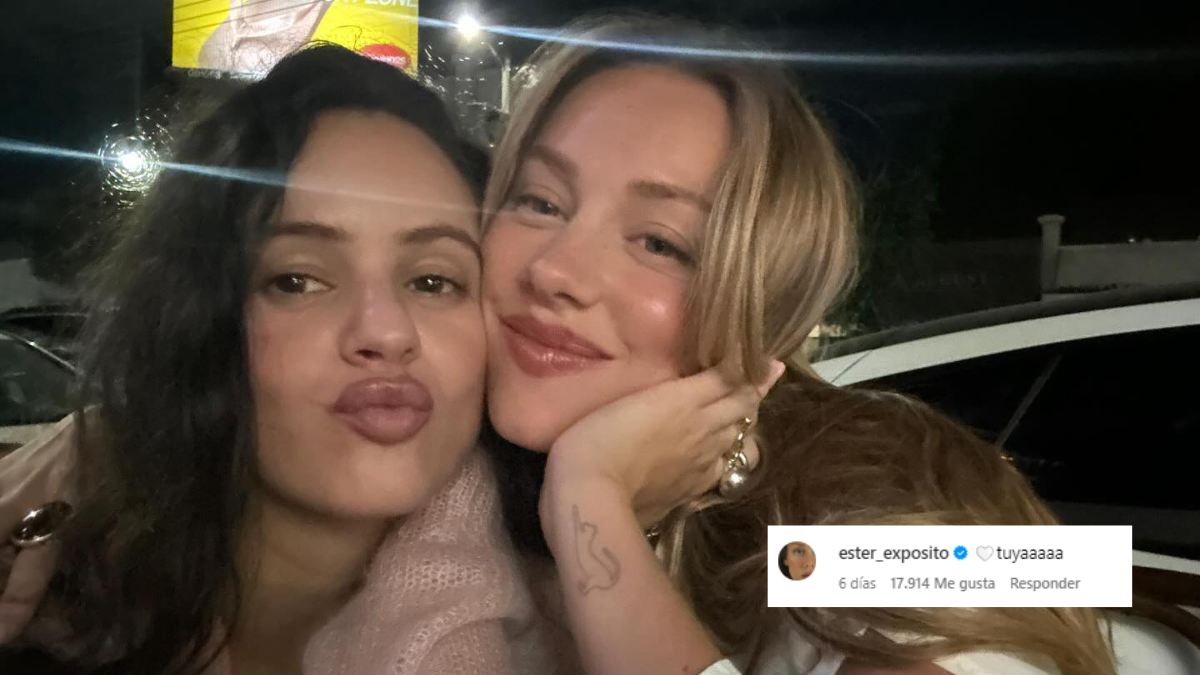 Rosalía y Ester Expósito en una de las últimas selfies que han compartido.
