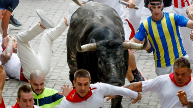 Los Miura arrollan en el último encierro de San Fermín 2024