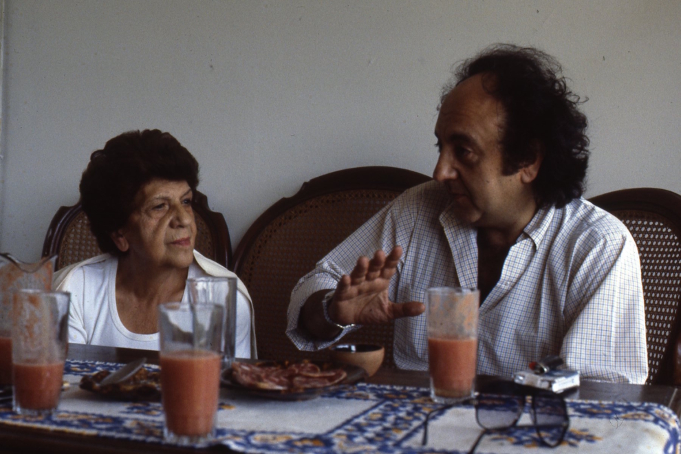 Leopoldo Pomés y Maria Levi en 1974. -©ARXIU LEOPOLDO POMÉS