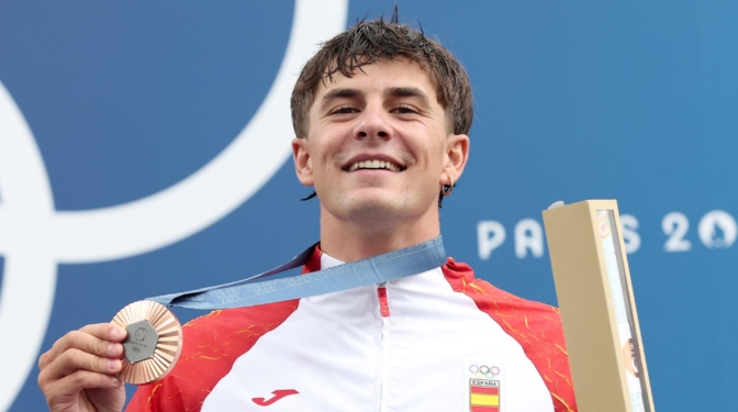 Pau Echaniz logra el bronce en la final del K1