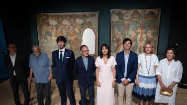 Andorra recupera las pinturas murales de la Iglesia de Sant Esteve después de casi 100 años