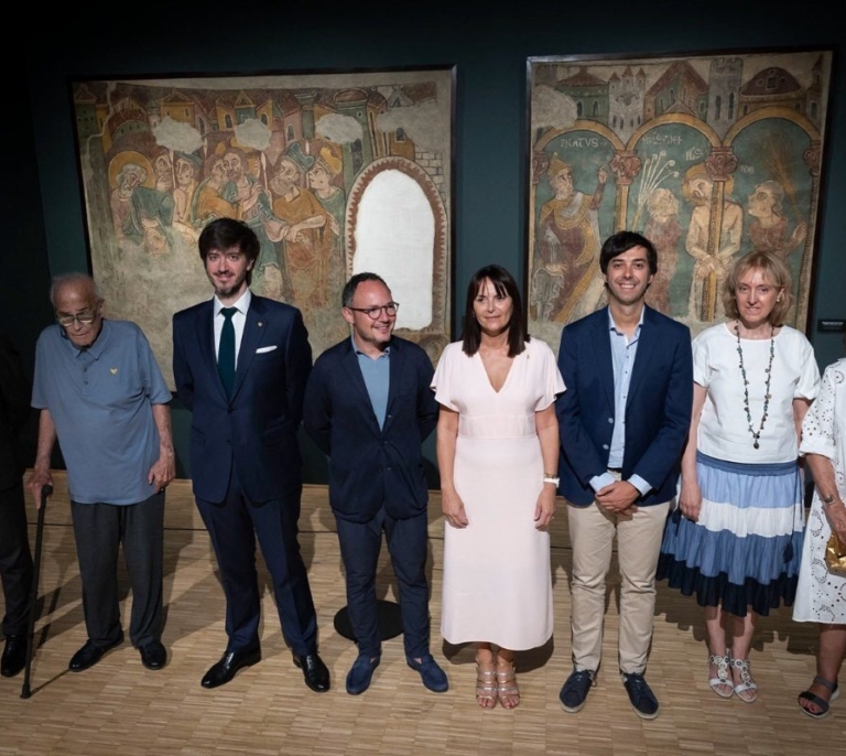 Andorra recupera las pinturas murales de la Iglesia de Sant Esteve después de casi 100 años