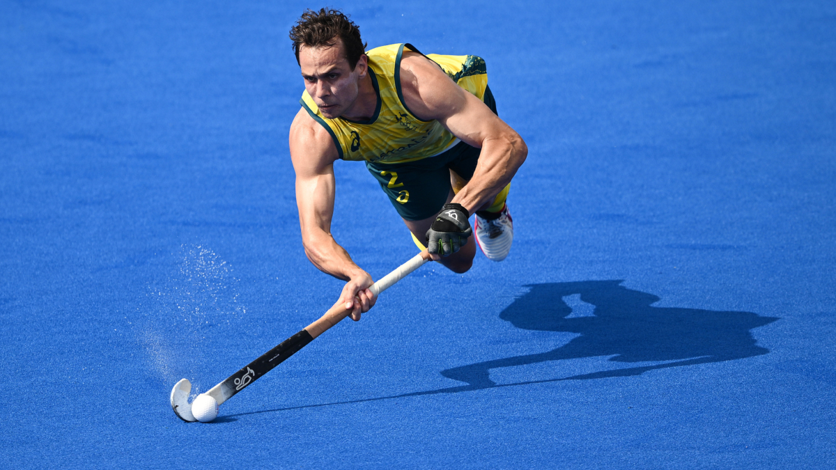 El jugador de hockey hierba de la selección australiana Thomas Craig