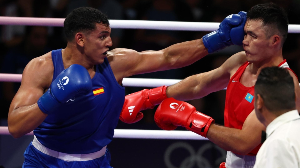 Ayoub Ghadfa le da al boxeo español otra medalla en París