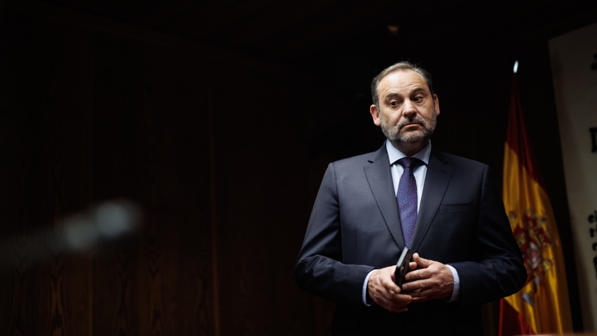 José Luis Ábalos, en el Senado.