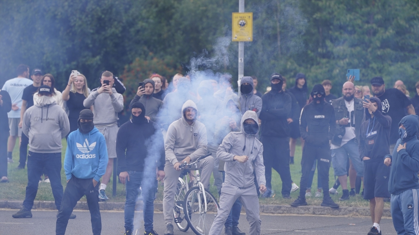 Disturbios racistas en Reino Unido.