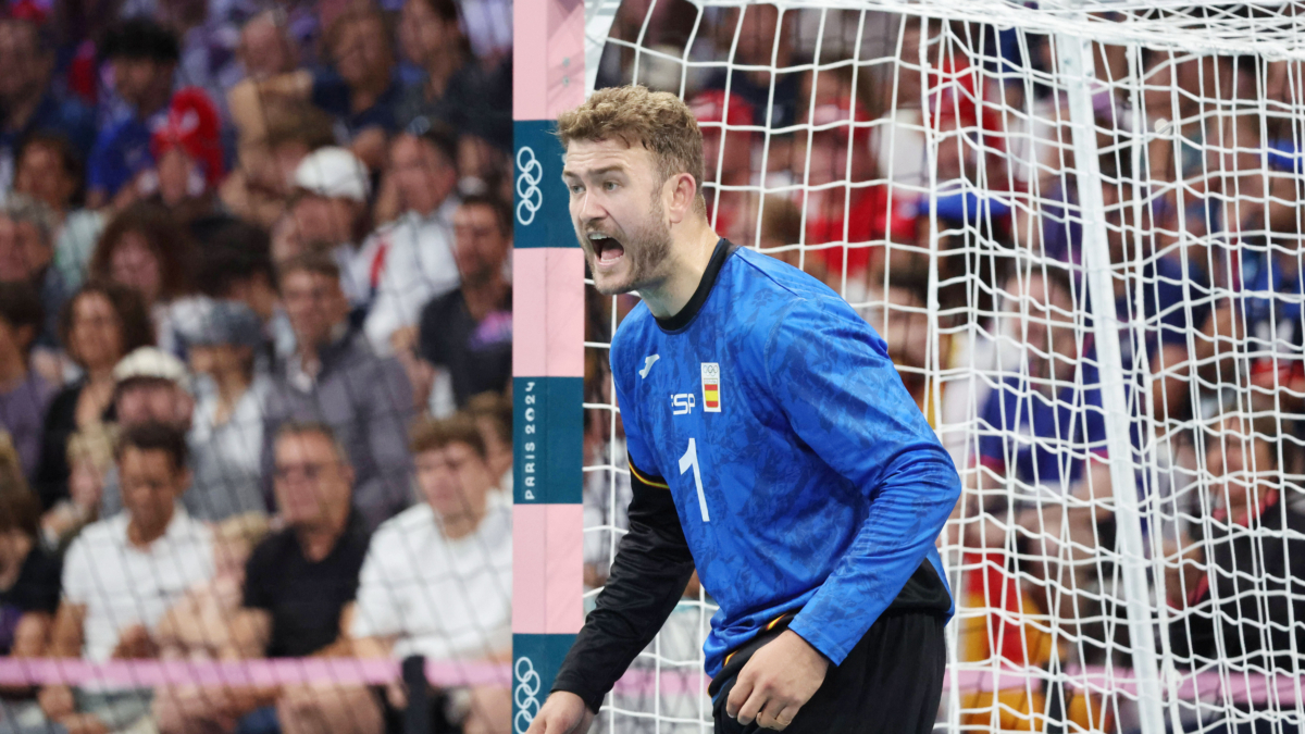 Gonzalo Perez De Vargas durante la final de balonmano