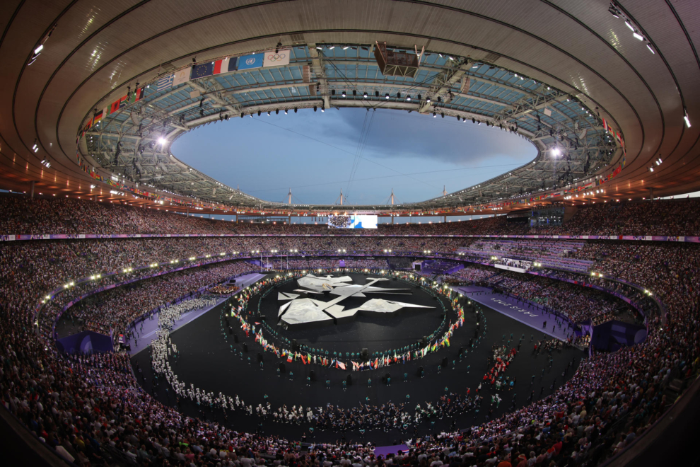 Imagen general del Stade de France en la clausura de los JJOO de París