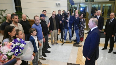 Putin recibe a Pablo González y el resto de los liberados en Moscú: "Quiero darles las gracias por su lealtad"