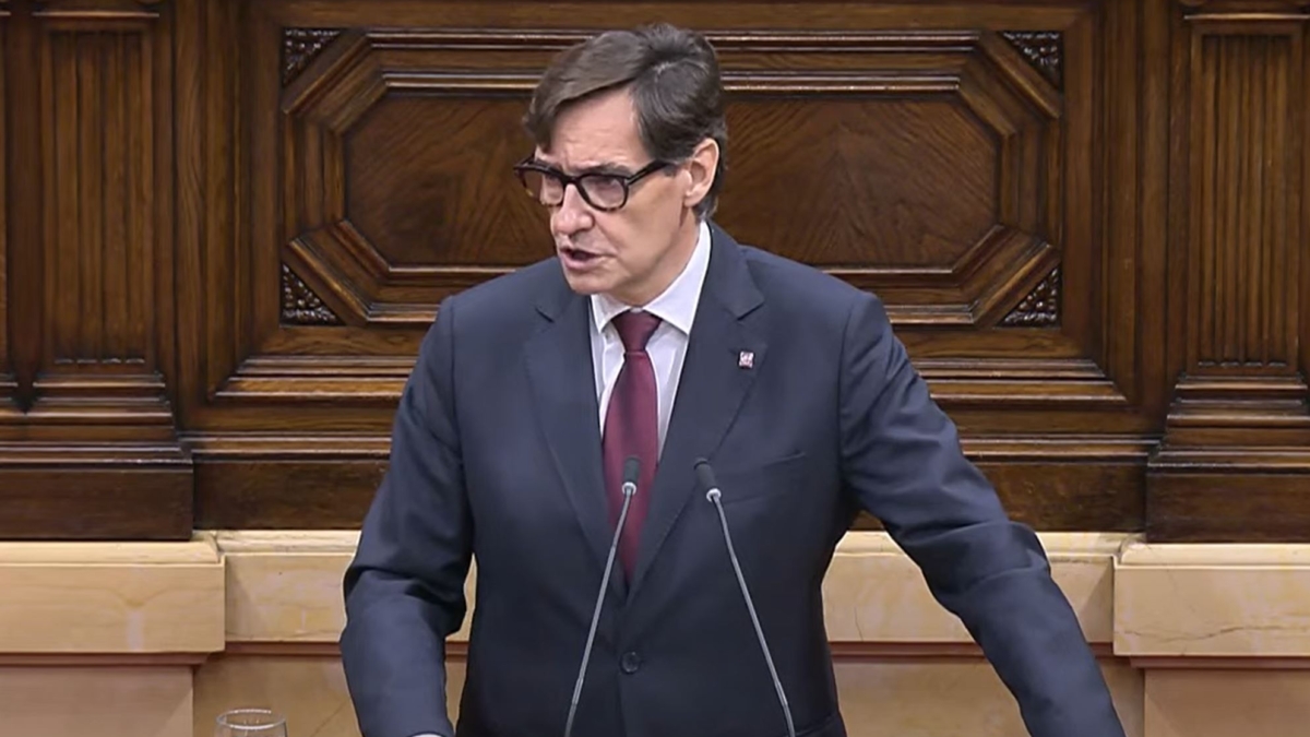 Salvador Illa en su discurso de investidura como presidente de la Generalitat de Cataluña