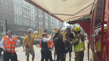 Incendio en el emblemático Somerset House de Londres