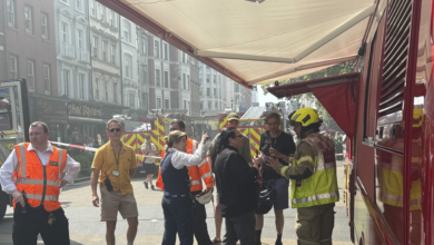 Incendio en el emblemático Somerset House de Londres