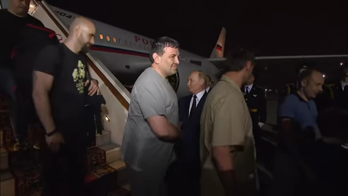 Putin recibe a los liberados en Moscú